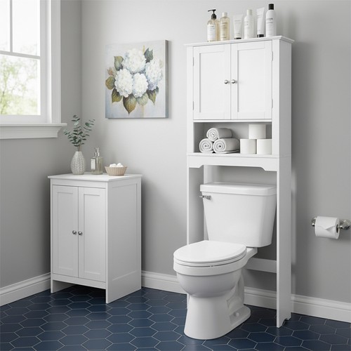 Over the toilet - over,