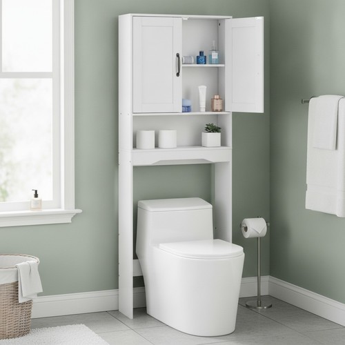 Multi tier bathroom storage - bathroom,