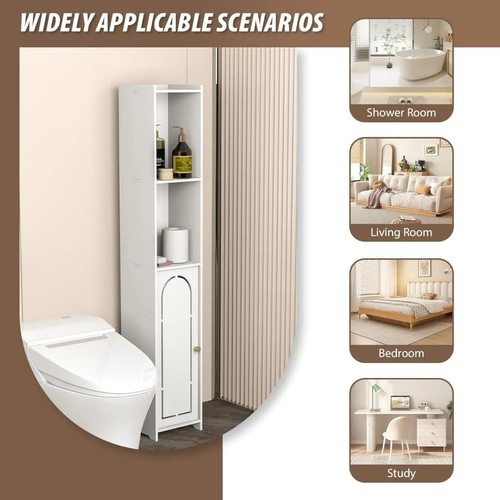 Slim bathroom storage - storage, cabinet