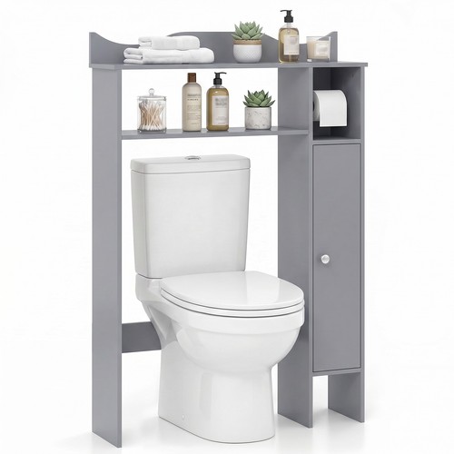 Over toilet storage cabinet - toilet,