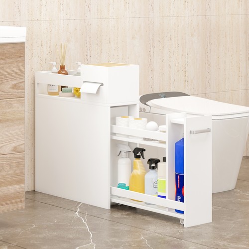 Slim bathroom storage cabinet - bathroom,