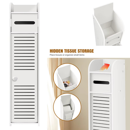 Slim bathroom storage cabinet - slim,