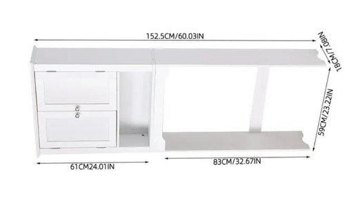 White freestanding over toilet - white,