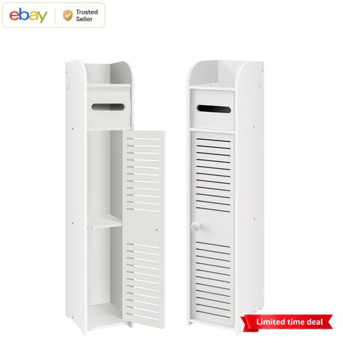White pvc bathroom storage - bathroom,