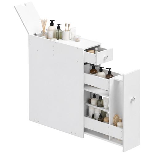 Bathroom slim floor cabinet - bathroom,