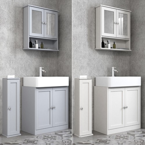 3pc bathroom wood unit under - unit,
