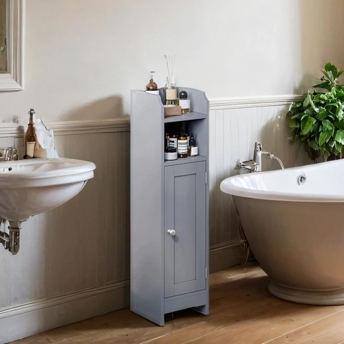 Slim bathroom storage cabinet - storage,
