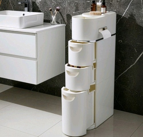 Slim bathroom floor - bathroom, cabinet
