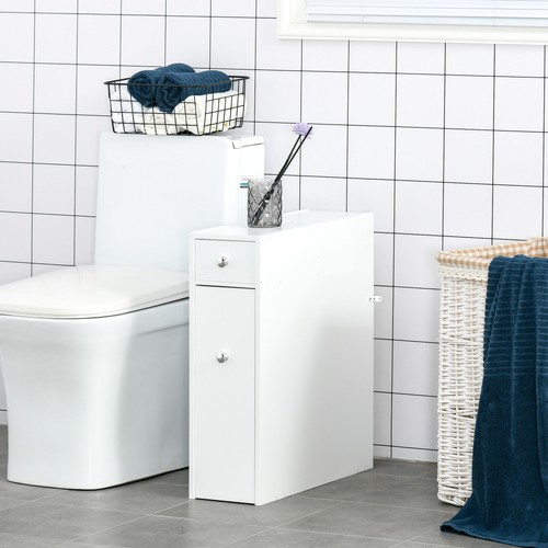 Bathroom slim floor cabinet - floor,