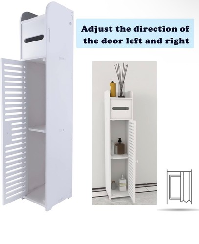 Slim bathroom storage cabinet - slim,