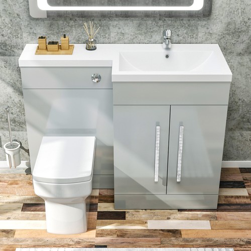 Bathroom vanity unit sink grey - vanity,