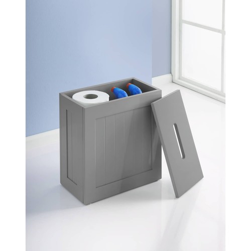 Grey bathroom storage - grey, tidy