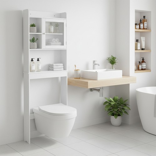 Over the toilet storage - over,