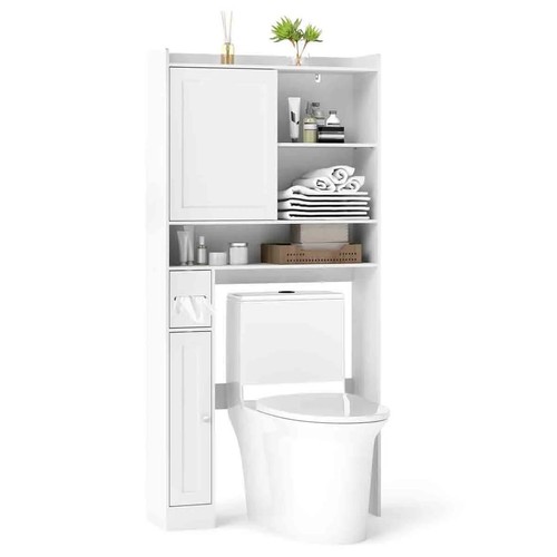White over the toilet - white, over-the-toilet