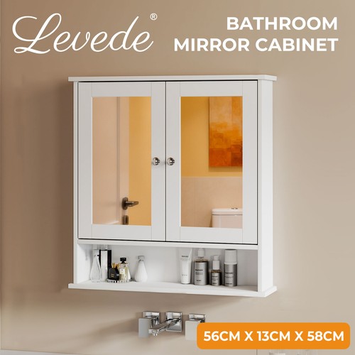 Levede bathroom mirror cabinet - bathroom,