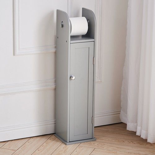 Free standing wooden toilet - wooden,