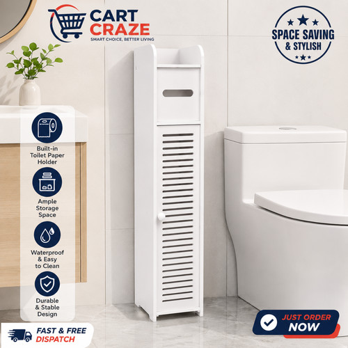 Slim bathroom storage - bathroom,